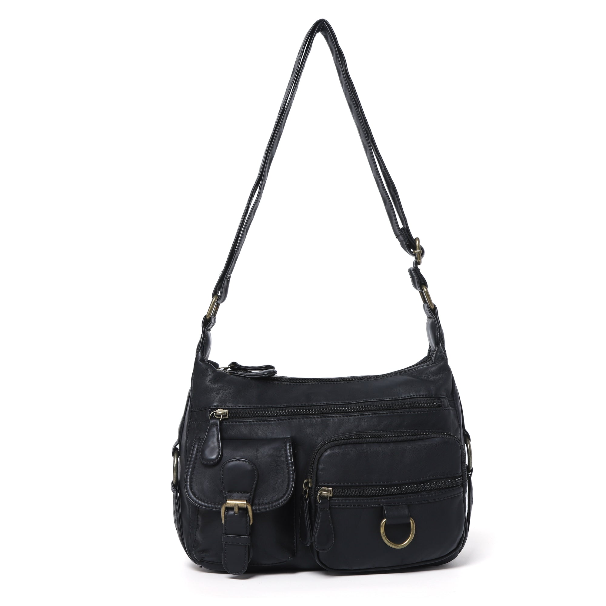 Fashion shoulder bag Soft PU leather Hobobag-Angelkiss Bag