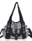 Tote solid color retro tie-dye spacious unique texture of the wandering bag-Angelkiss Bag