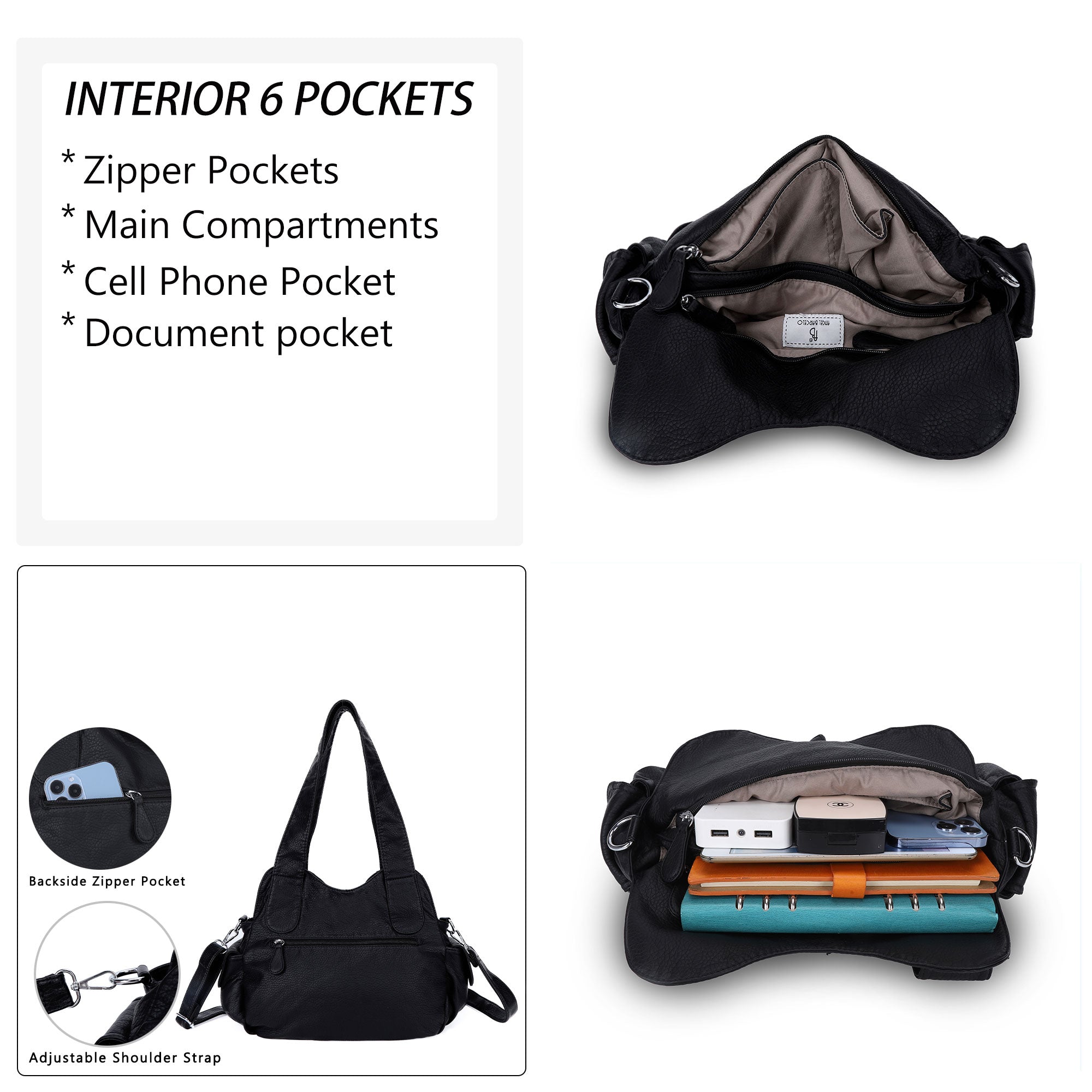 Women's comfortable large capacity Tote bags-Angelkiss Bag