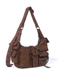 Everyday Structured Crossbody — Vintage Brown