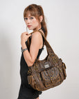 Vintage Luxe Relaxed-Shape Hobo Handbags