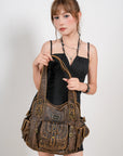 Vintage Luxe Relaxed-Shape Hobo Handbags