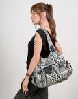 Faux Leather Leopard Print Shoulder Bag · Crossbody Purse For Women