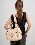 Vintage Slouchy Moto Shoulder Purse