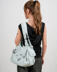 Vintage Slouchy Moto Shoulder Purse