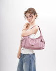 Vintage Crescent Hobo Underarm Shoulder Bag