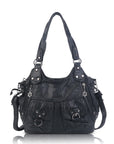 Angelkiss Urban Wash Leather Shoulder Bag