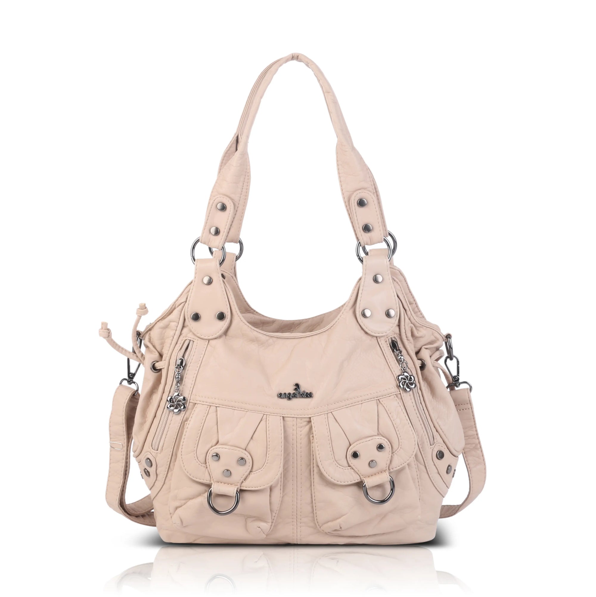 Angelkiss Urban Wash Leather Shoulder Bag