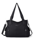 Angel Kiss Ladies roomy washed handbag