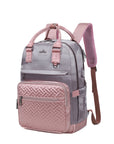 large capacity splicing daily convenient computer backpack for men and women搜料亿没得-Angelkiss Bag