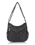 Large Size Street-Style Vintage Washed Denim Bag for Women