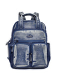 Retro large capacity stylish comfortable durable backpack-Angelkiss Bag