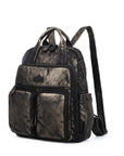 Retro large capacity stylish comfortable durable backpack-Angelkiss Bag