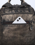Retro large capacity stylish comfortable durable backpack-Angelkiss Bag