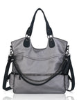 Vegan PU Leather Tote Shoulder Bag, Large Capacity – Ideal for Work, School, Business & Travel