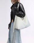 Angel Kiss vintage woven bag women's tote bag-Angelkiss Bag
