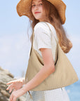 Angel Kiss vintage woven bag women's tote bag-Angelkiss Bag