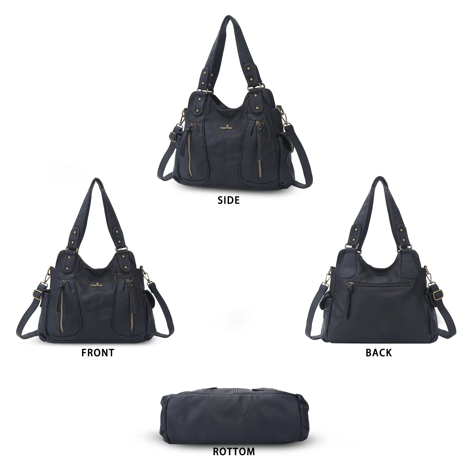 Soft big bag – practical women’s bag with multiple pockets | Angelkiss