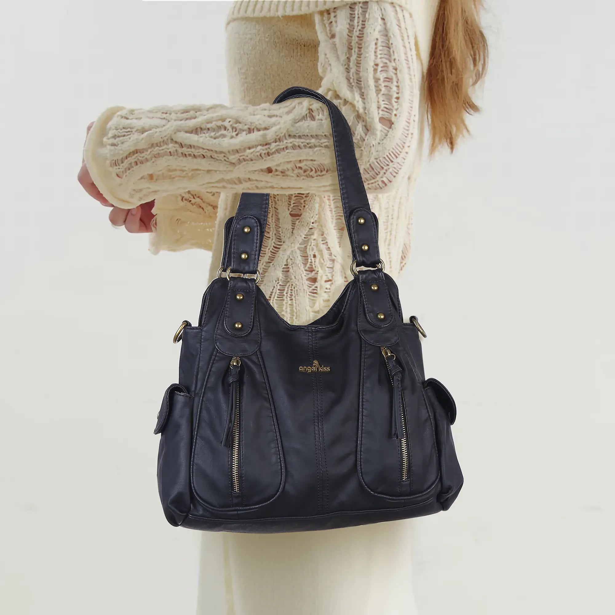 Soft big bag – practical women’s bag with multiple pockets | Angelkiss
