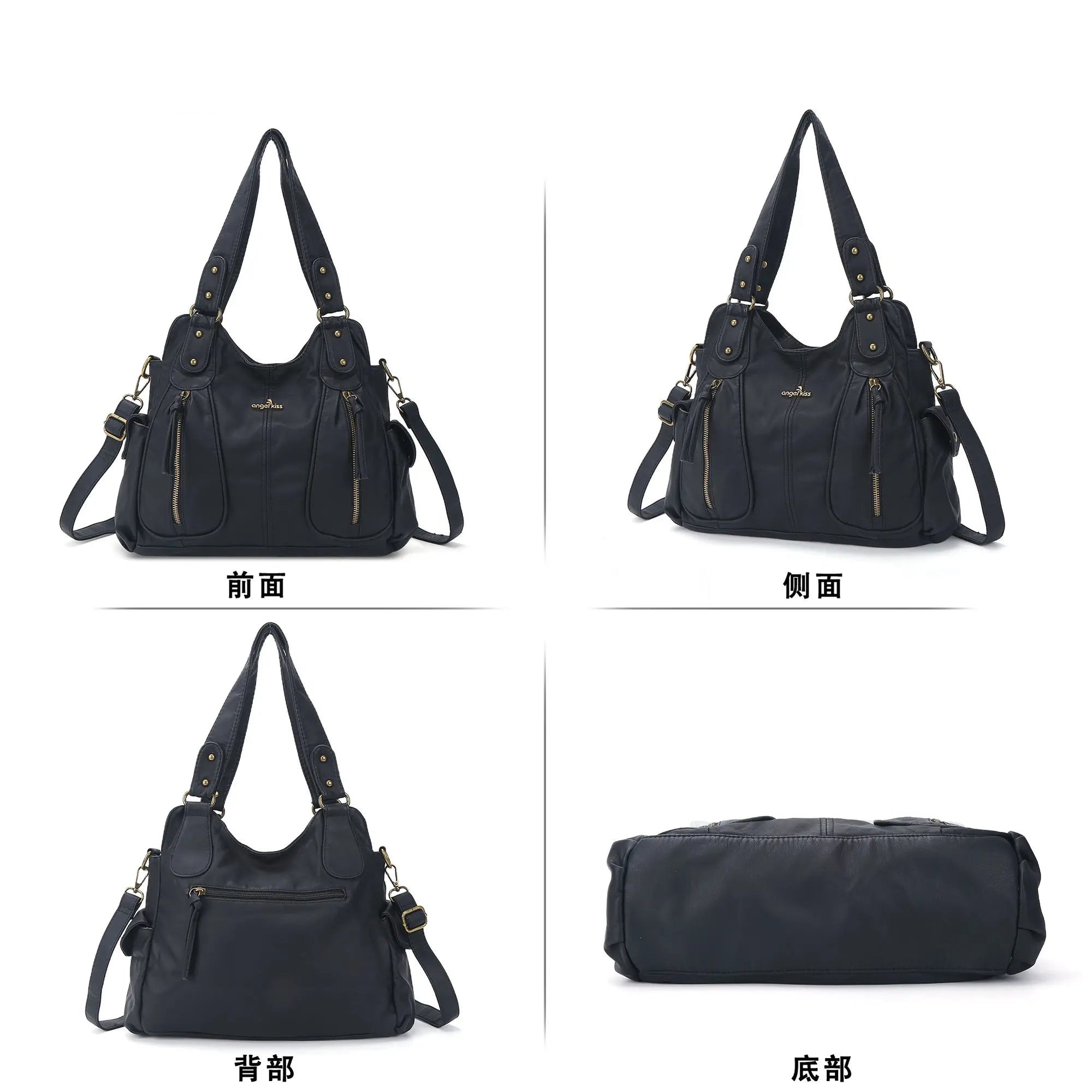 Soft big bag – practical women’s bag with multiple pockets | Angelkiss