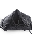 Vintage-Inspired Vegan Leather Shoulder Bag with Multi-Pocket Design