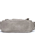 Vintage Studded Vegan Leather Everyday Bag | Custom Hardware
