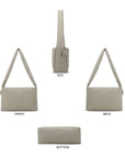 Ladies Multi-Functional Designer Tote Bag with Drawstring Closure