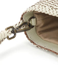 Boho Vintage Woven Beige Beach Tote Bag