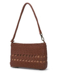 Vintage Versatile Woven Brown Shoulder & Handbag