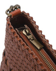 Vintage Versatile Woven Brown Shoulder & Handbag