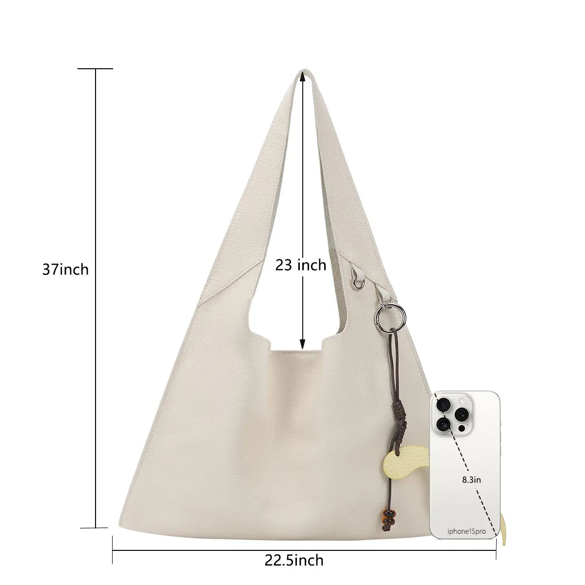Minimalist large capacity daily tote bag
