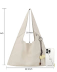 Minimalist large capacity daily tote bag