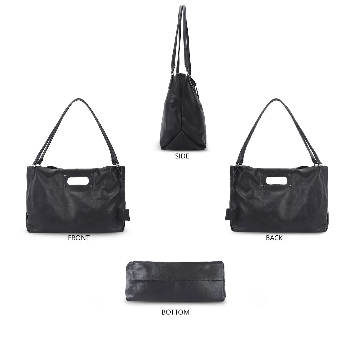 Urban Commuter Vegan Leather Tote/Shoulder Bag