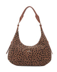 Vintage Leopard Print Shoulder Bag – Soft-Shape Everyday Carry