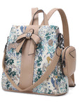 Tie dye checked daily lightweight backpack-Angelkiss Bag