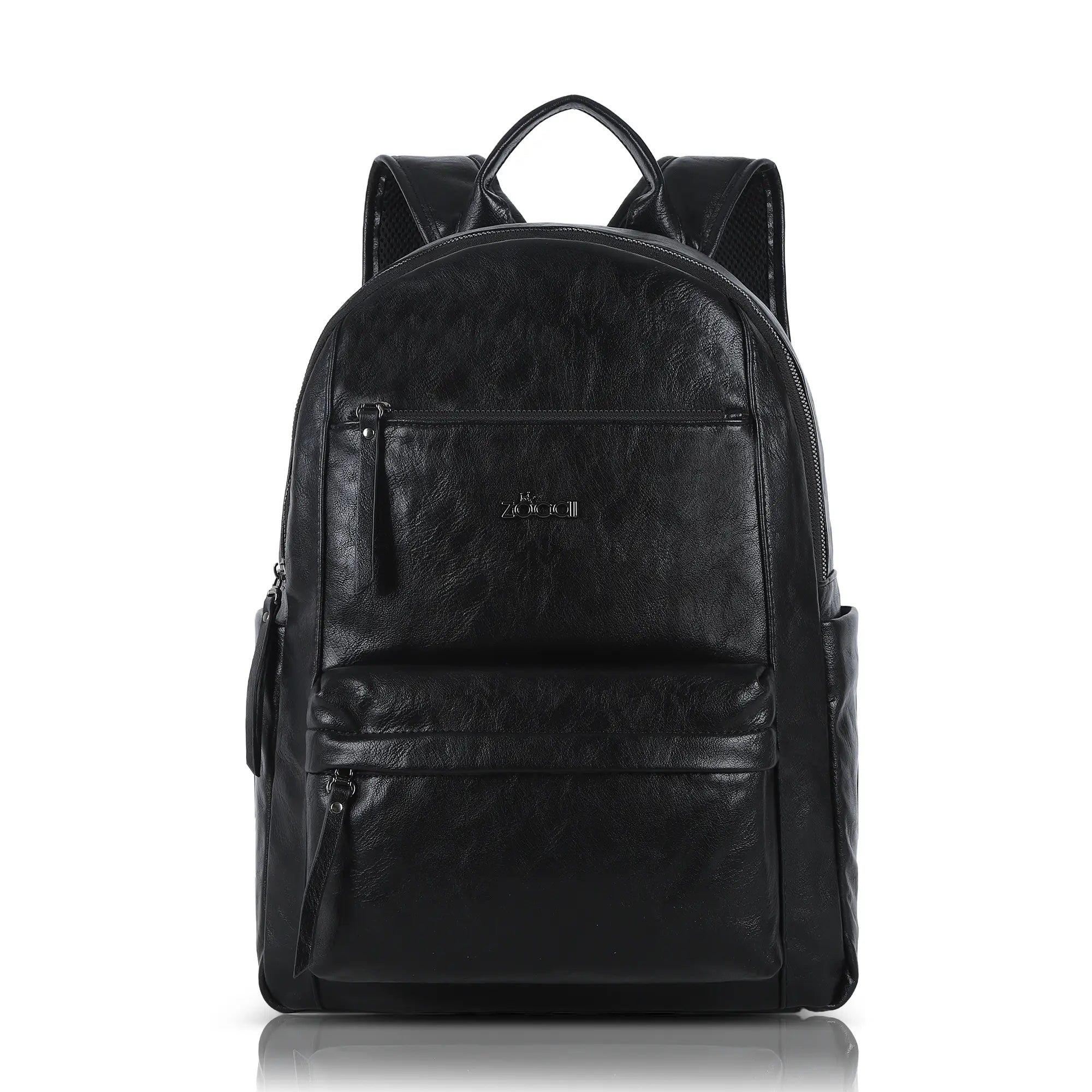Outdoor Travel Backpack – Vintage Vegan Leather Hiking Daypack with Multi-Pocket Design | Angelkiss