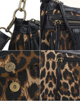 Classic fashion leopard print diagonal shoulder bag Tote purse