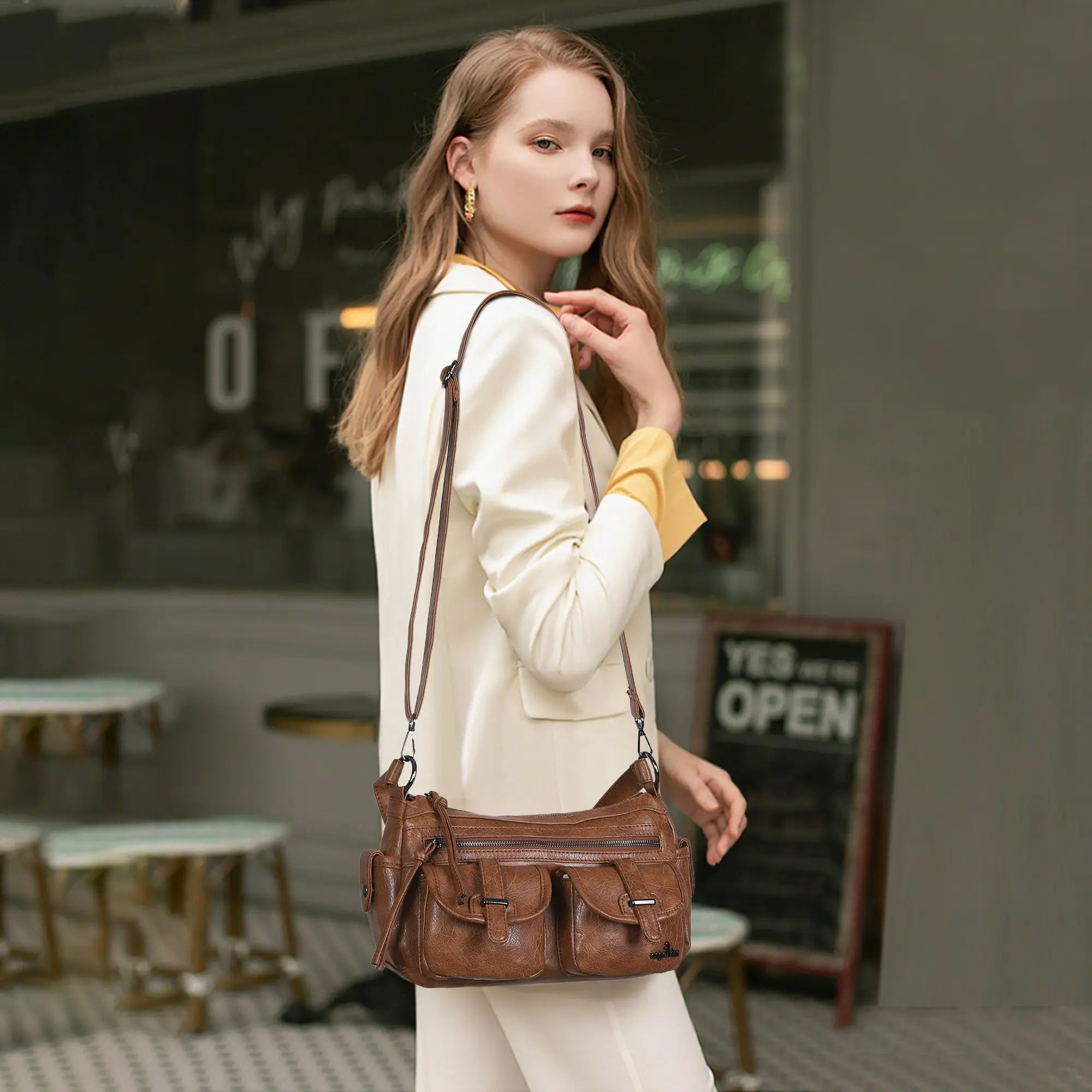 Simple personality crossbody  purse shoulder bag  handbags