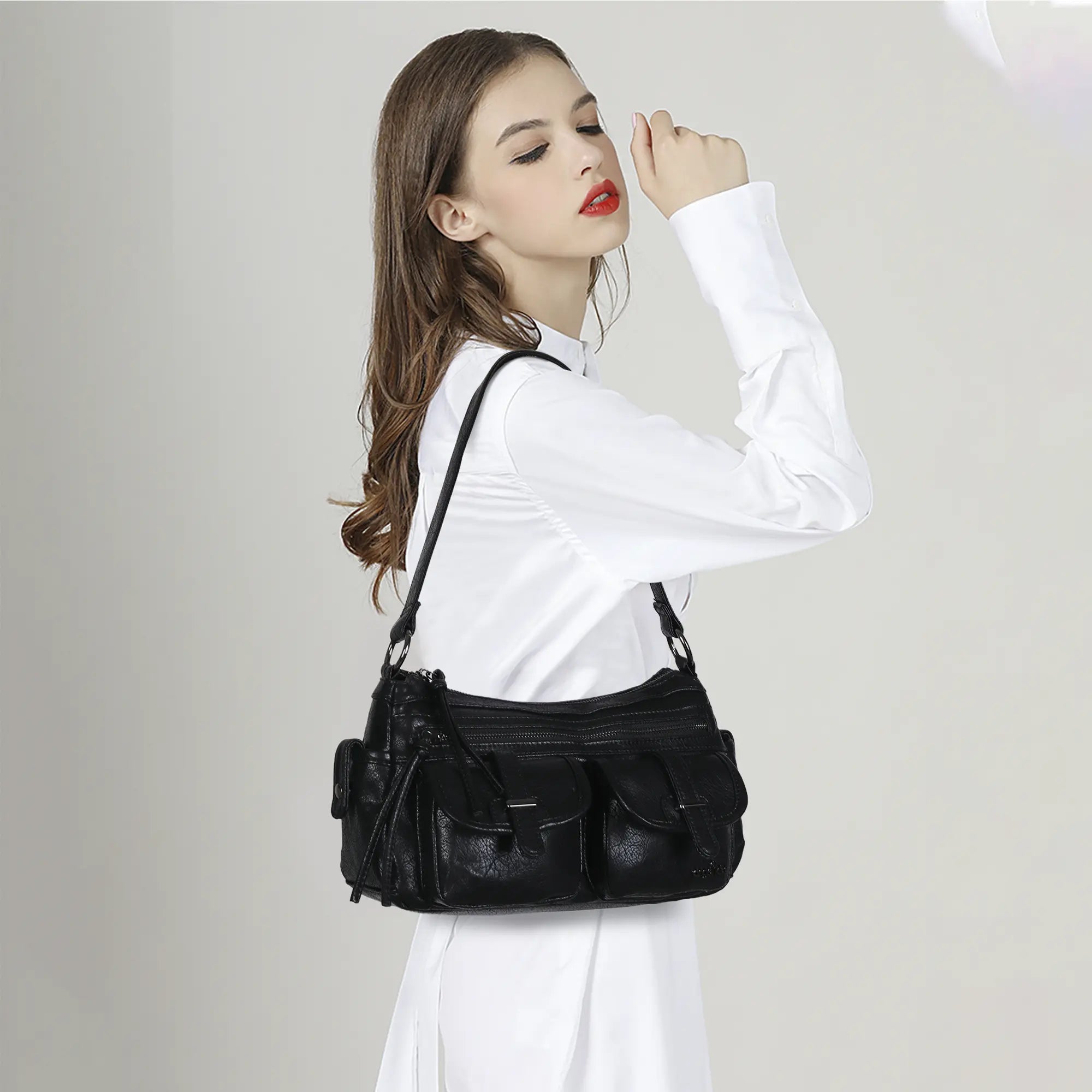 Simple personality crossbody  purse shoulder bag  handbags