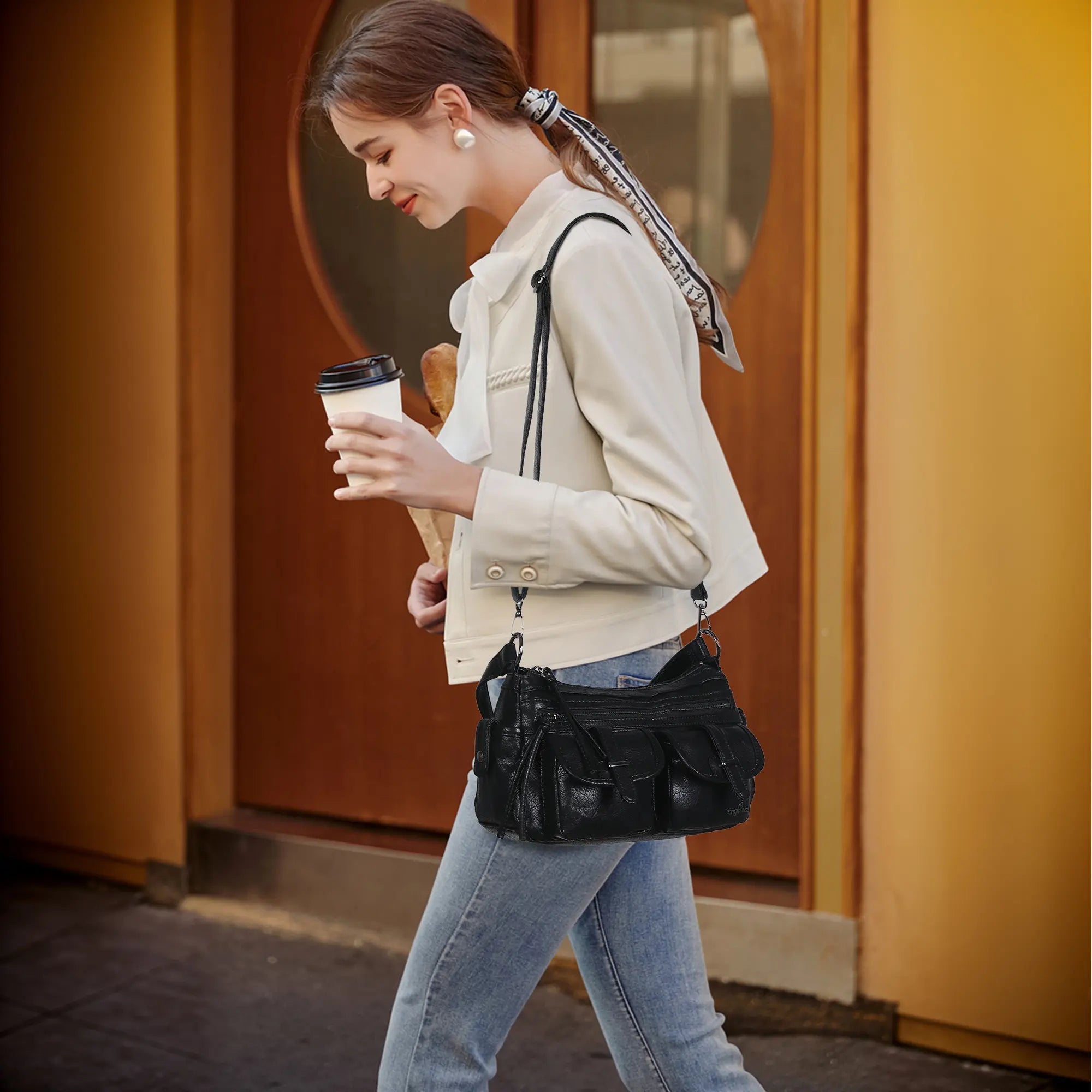 Simple personality crossbody  purse shoulder bag  handbags