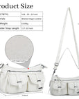 Simple personality crossbody purse shoulder bag handbags