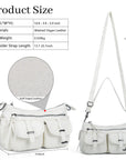 Simple personality crossbody purse shoulder bag handbags