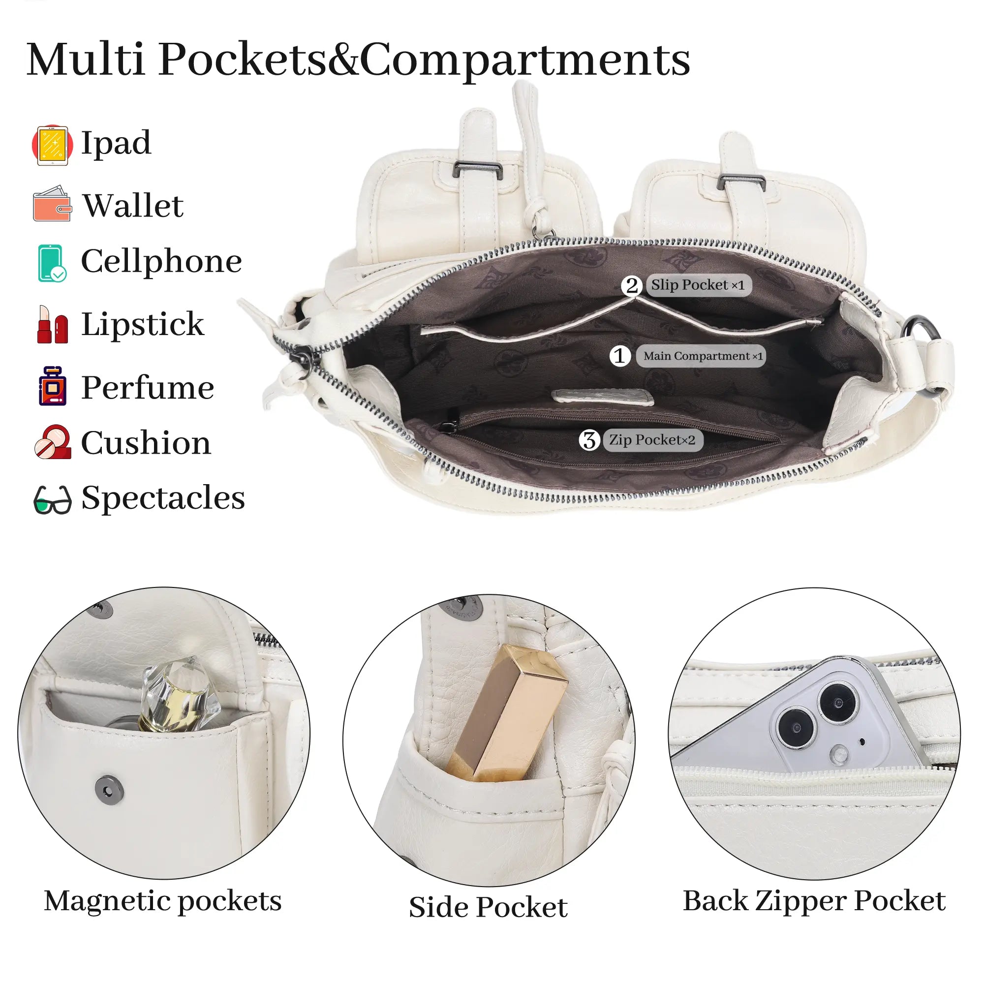 Simple personality crossbody  purse shoulder bag  handbags