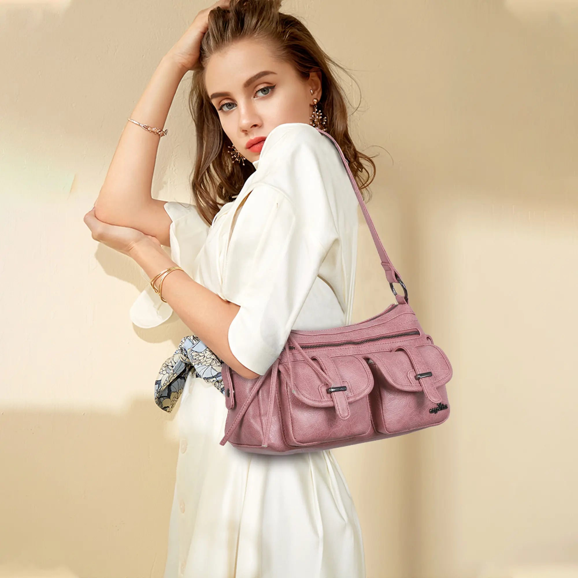 Simple personality crossbody  purse shoulder bag  handbags