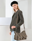 Simple personality crossbody purse shoulder bag handbags