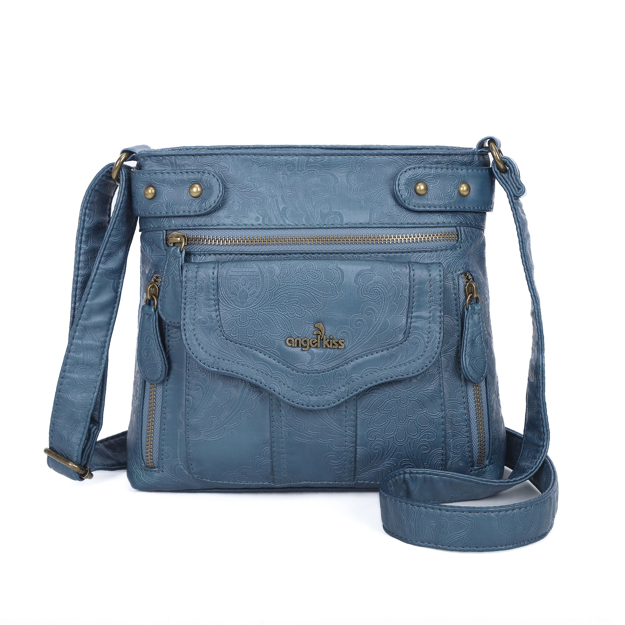 Women's black vintage crossbody bag-Angelkiss Bag