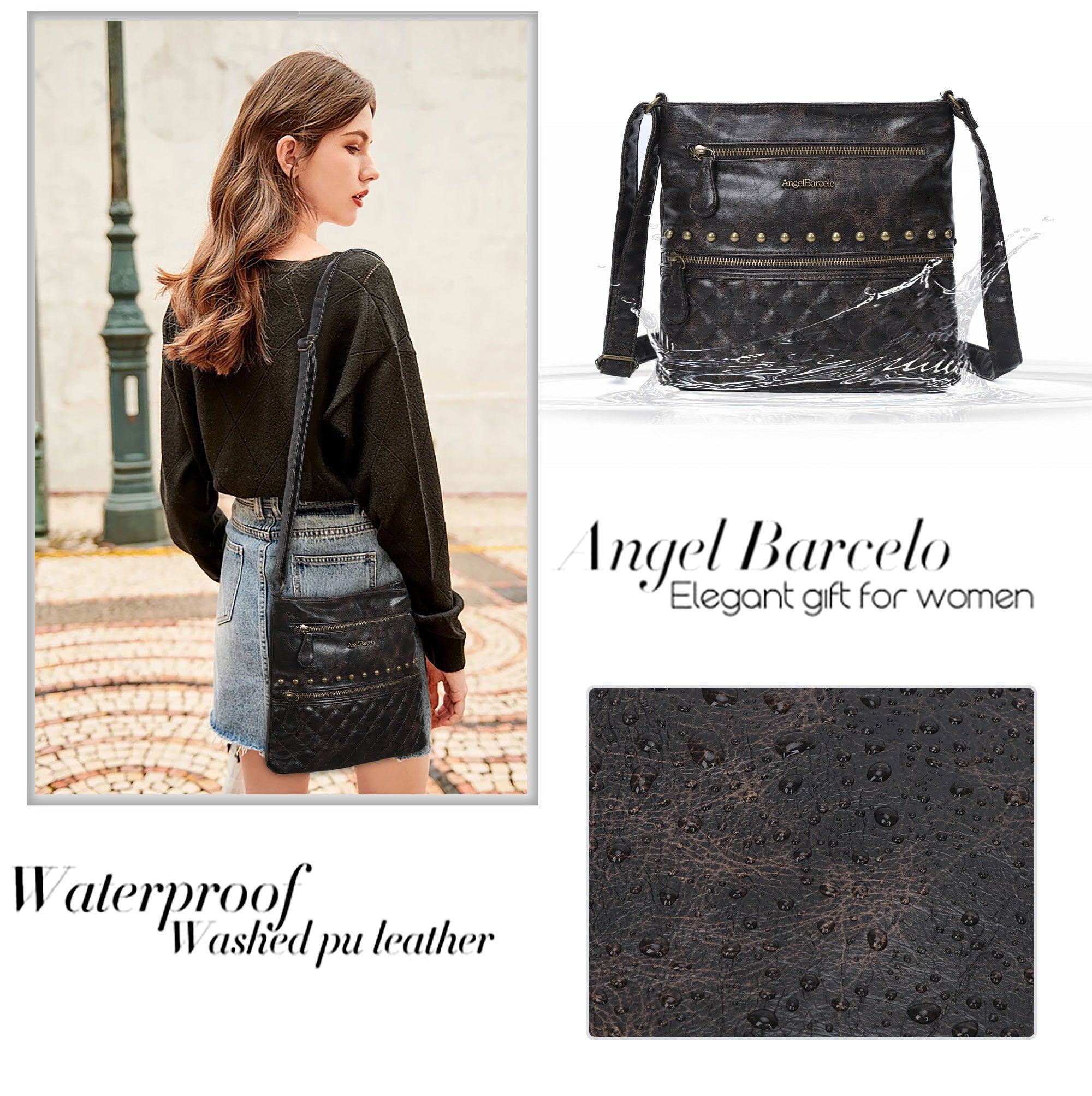 Small Crossbody Purse-Angelkiss Bag