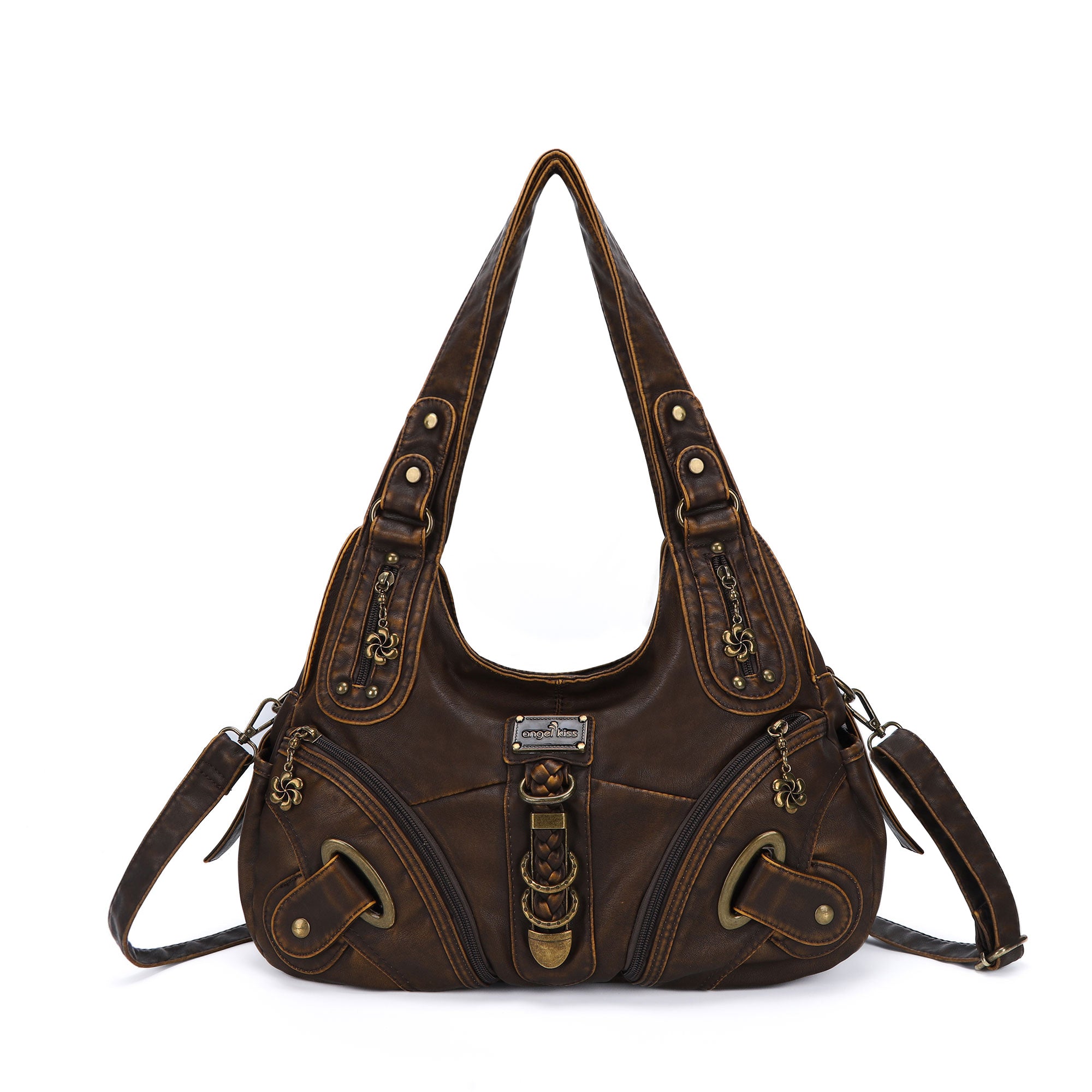 Hobo style retro shoulder purse-Angelkiss Bag