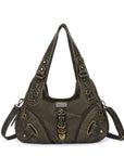 Hobo style retro shoulder purse-Angelkiss Bag