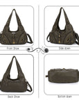 Hobo style retro shoulder purse-Angelkiss Bag
